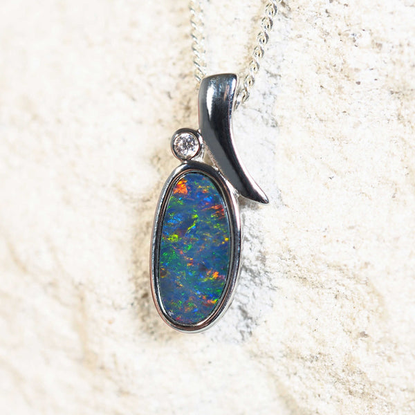 australian opal pendant