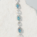 colourful opal bracelet