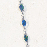 colourful daisy chain opal bracelet