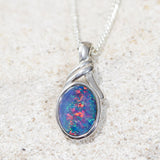 colourful opal necklace