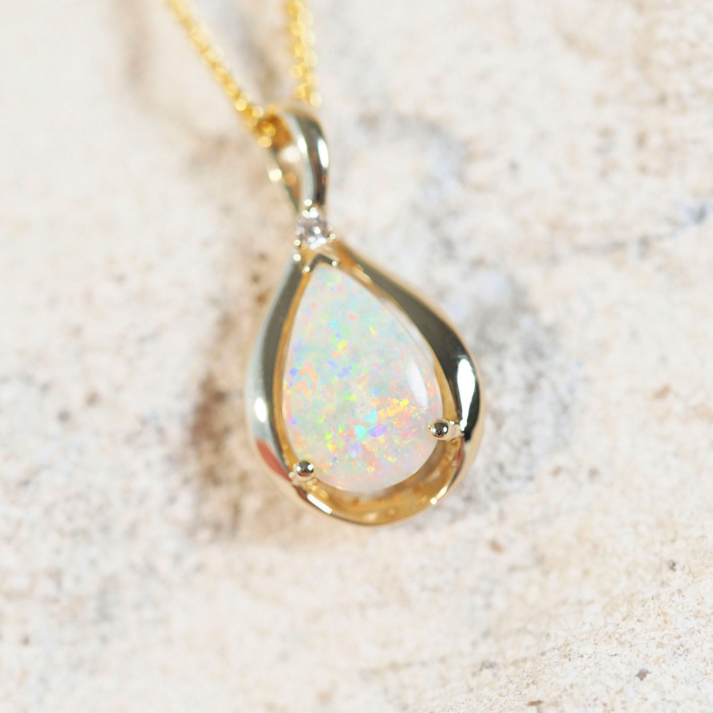 australian opal necklace