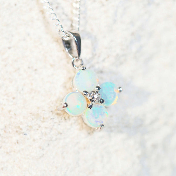 crystal opal pendant