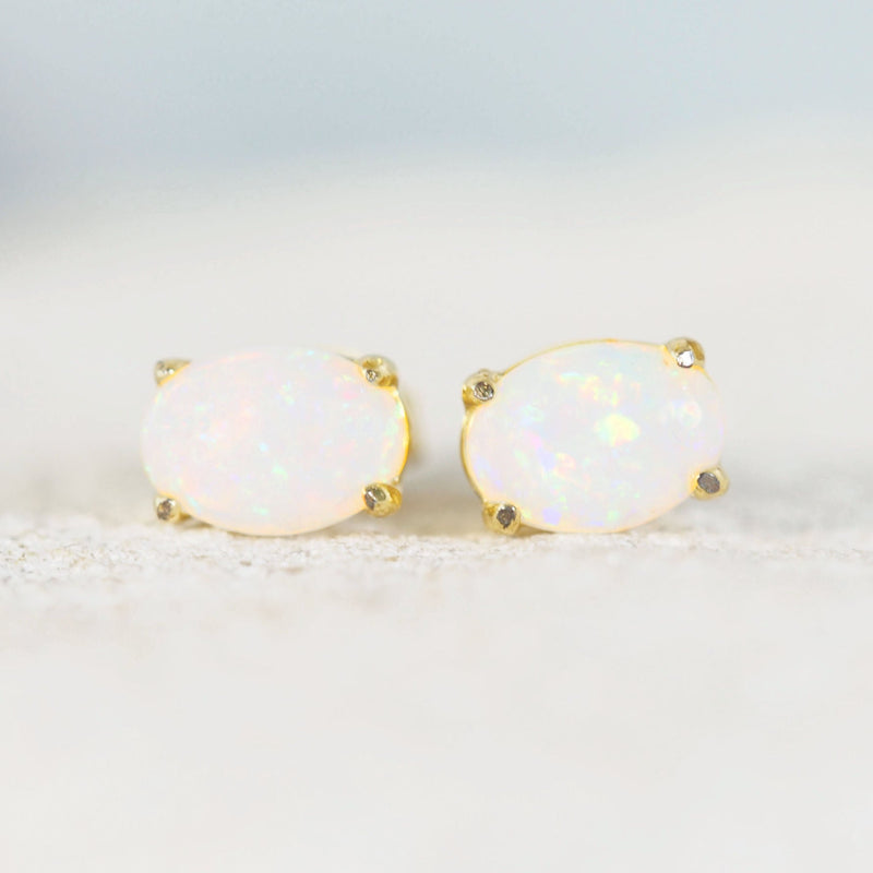 colourful crystal opal earrings