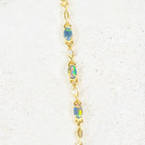 colourful opal bracelet