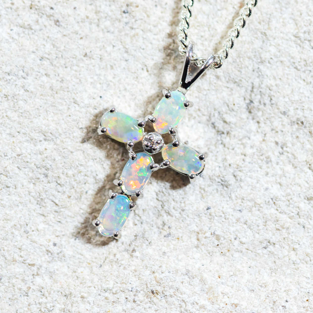 Swarovski cross pendant on sale australia