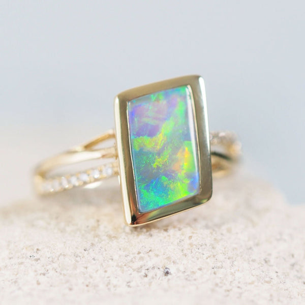 Opal Rings  Australian Opal Jewellery - Black Star Opal
