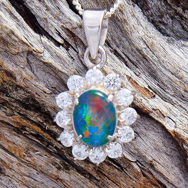 Opal Necklace, Opal Jewellery, Australian Jewellery, Blue Fire Opal,  Australian Seller, Gift for Woman, Australian Gift - Etsy Australia