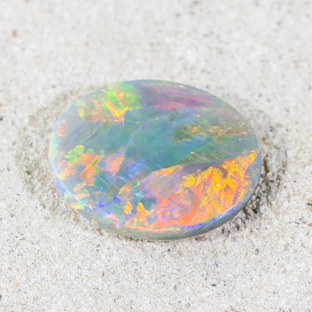 'Star of the Outback' Solid Australian Crystal Opal - Black Star Opal